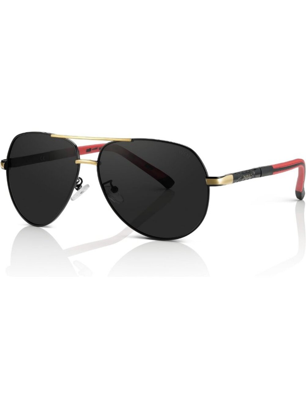 XXL Aviator Sunglasses for Large Heads, Extra Large Fit, Big & Tall + Free Case